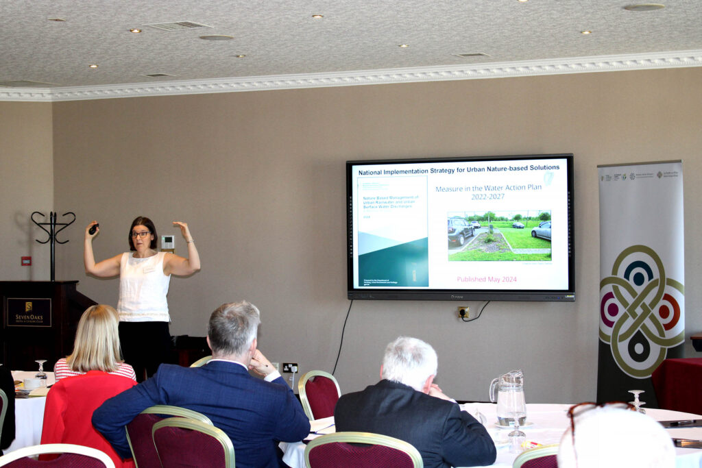  Averil Gannon Water Policy Advisor DHLGH speaking at the town centre first LAWPRO event in carlow