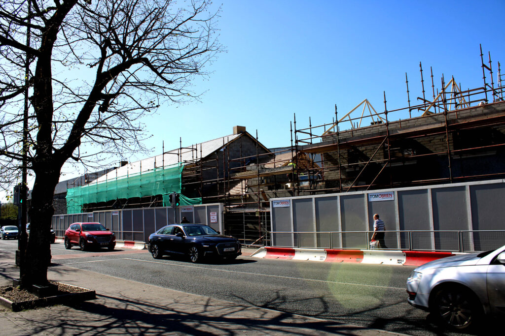 Current redevelopment of Barrack St for a Social Housing Scheme in carlow town