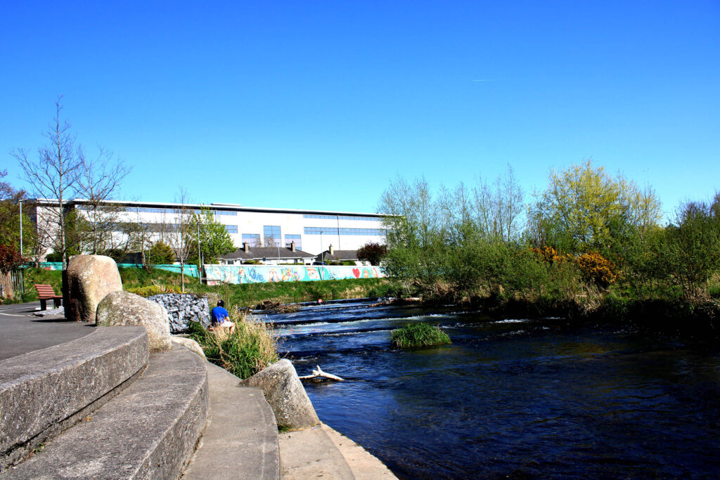 Wier and Fish Pass in Carlow Town